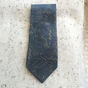 *EUC* Vintage Marc Lewis Paisley 100% Italian Silk Tie